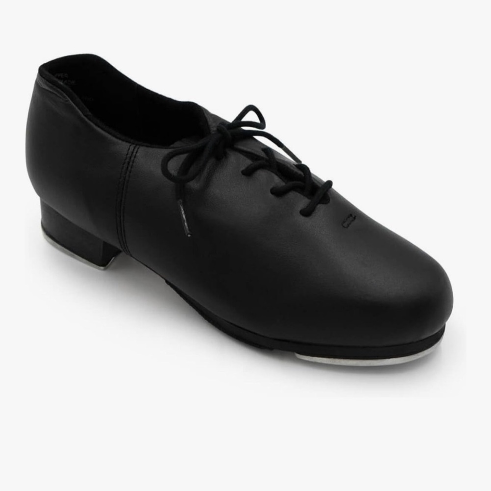 Capezio Women’s Cadence Leather Oxford Black Tap Shoes Size 8